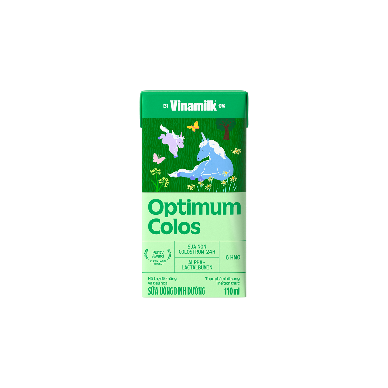 Lốc 4 hộp sữa bột trẻ em pha sẵn Optimum Colos 110ml (trên 1 tuổi)